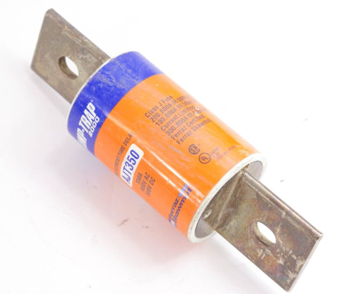 Ferraz Shawmut AJT350 Smart Spot Amp-Trap2000 Dual Element 350A 600V AC 500V DC