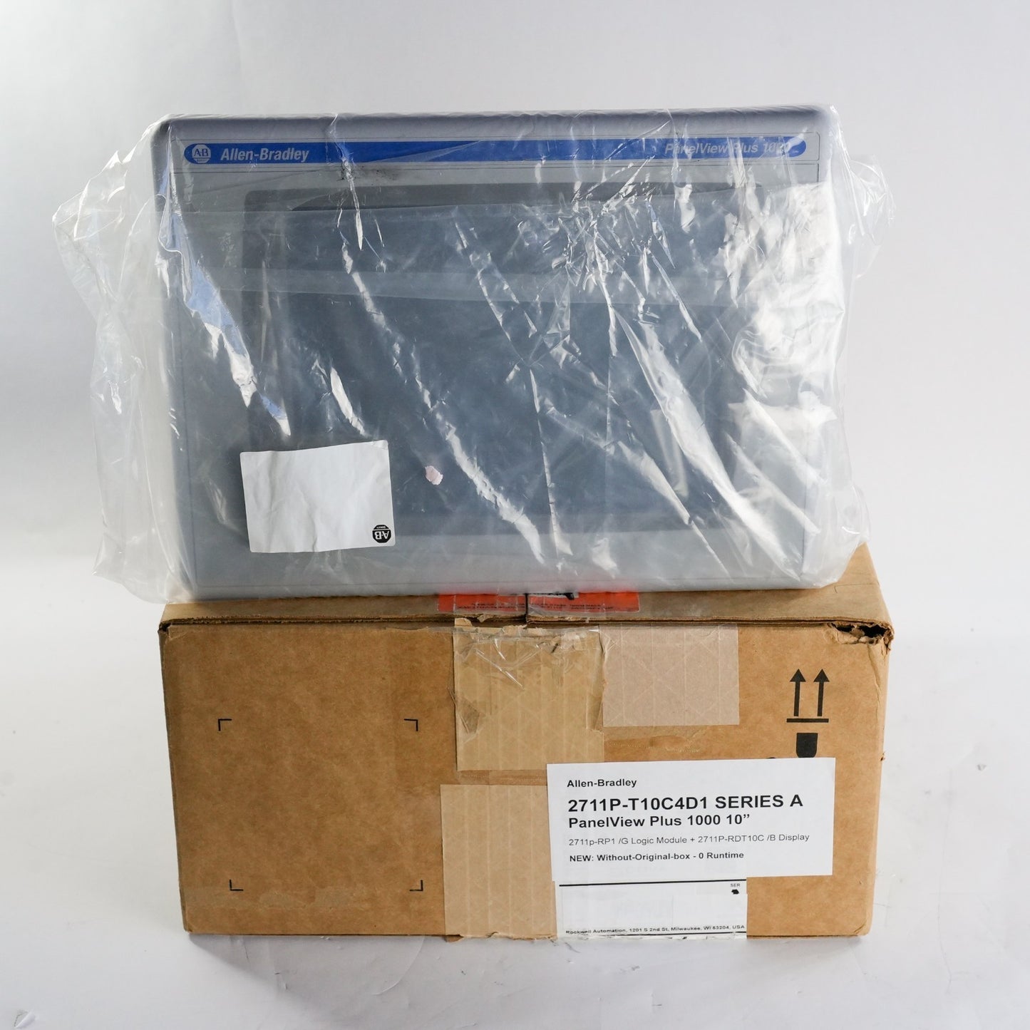 Allen Bradley 2711P-T10C4D1 /A PanelView Plus 1000 + RP1/G Without Original Box