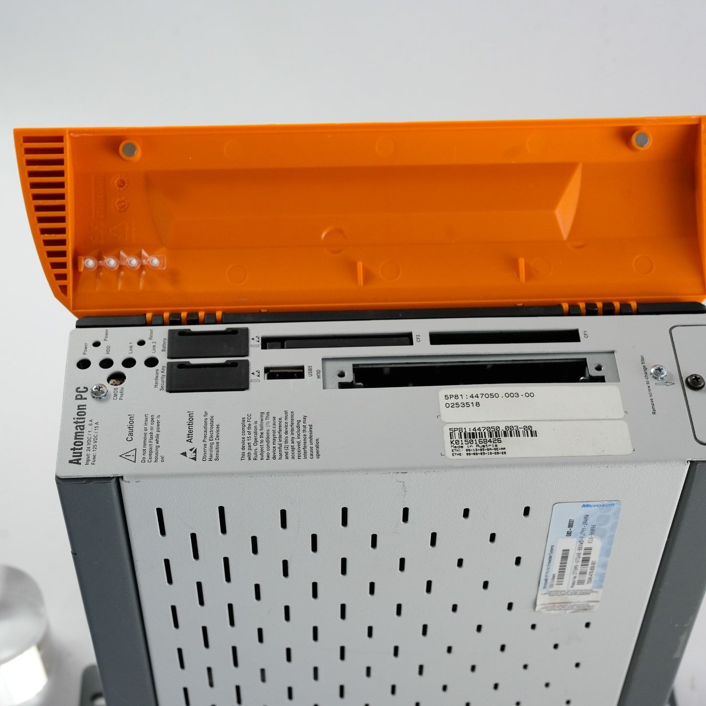 B&R Automation PC 5PC810.SX01-00 Rev.G0 IPC24 VDC Unit - No HDD / 5PC810.SX0100