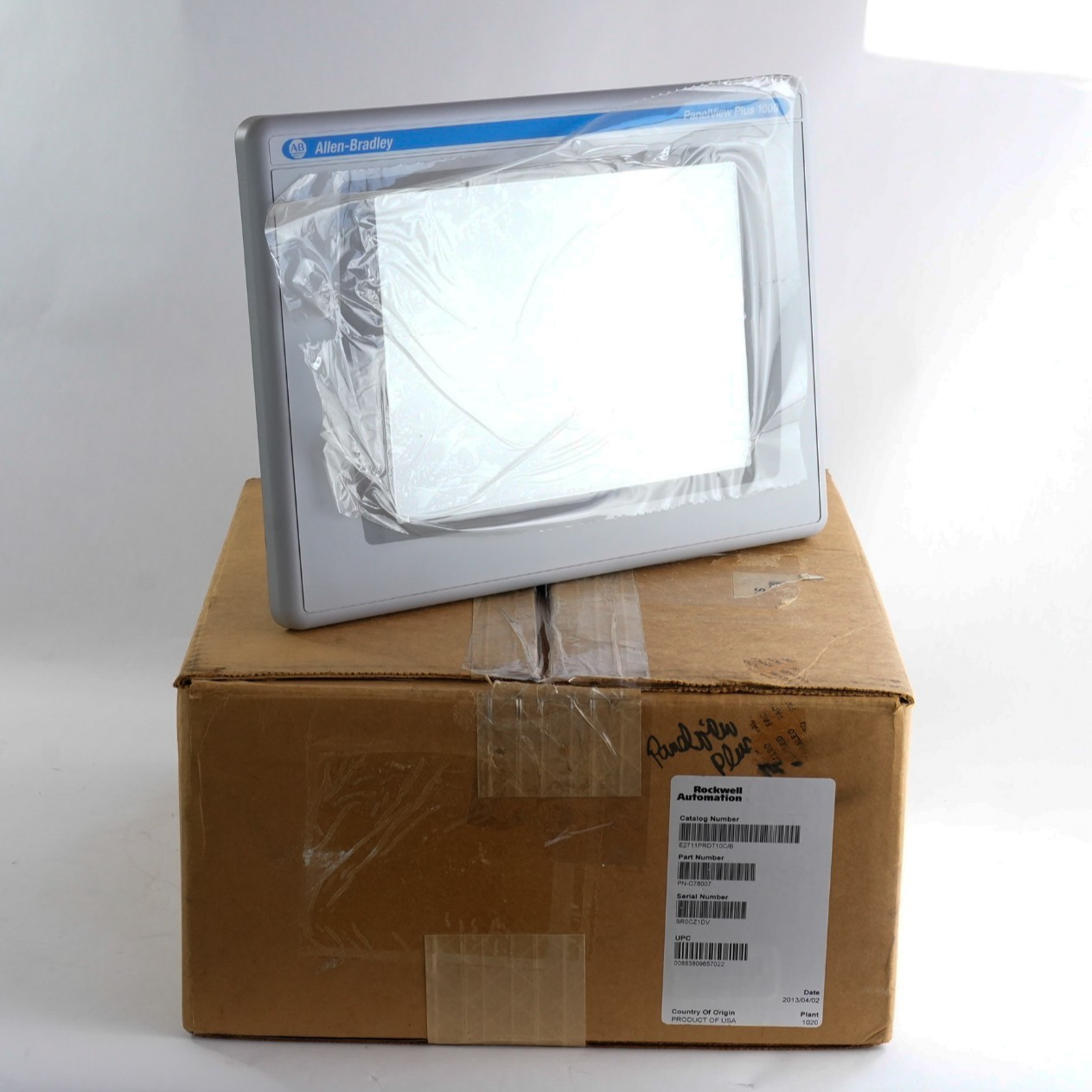 Allen Bradley 2711P-RDT10C /B PanelView Plus 1000 Color Touch Display - Open Box