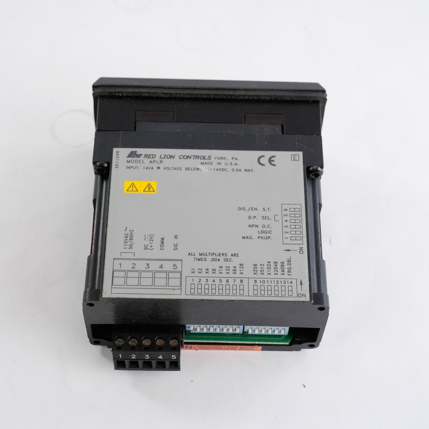 Red Lion Controls Model APLR Apollo Time Rate Indicator WA2114X