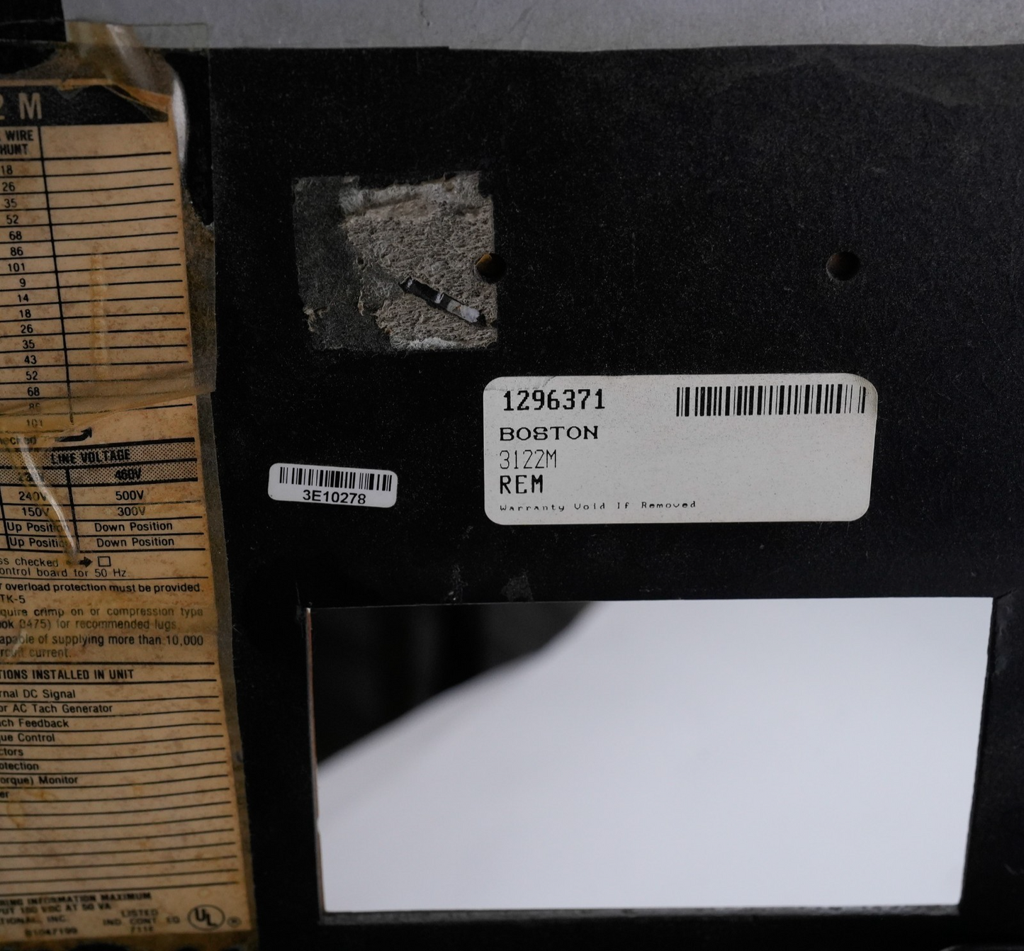Fincor 3120M SIX-SCR DC Motor Control Drive SIXSCR