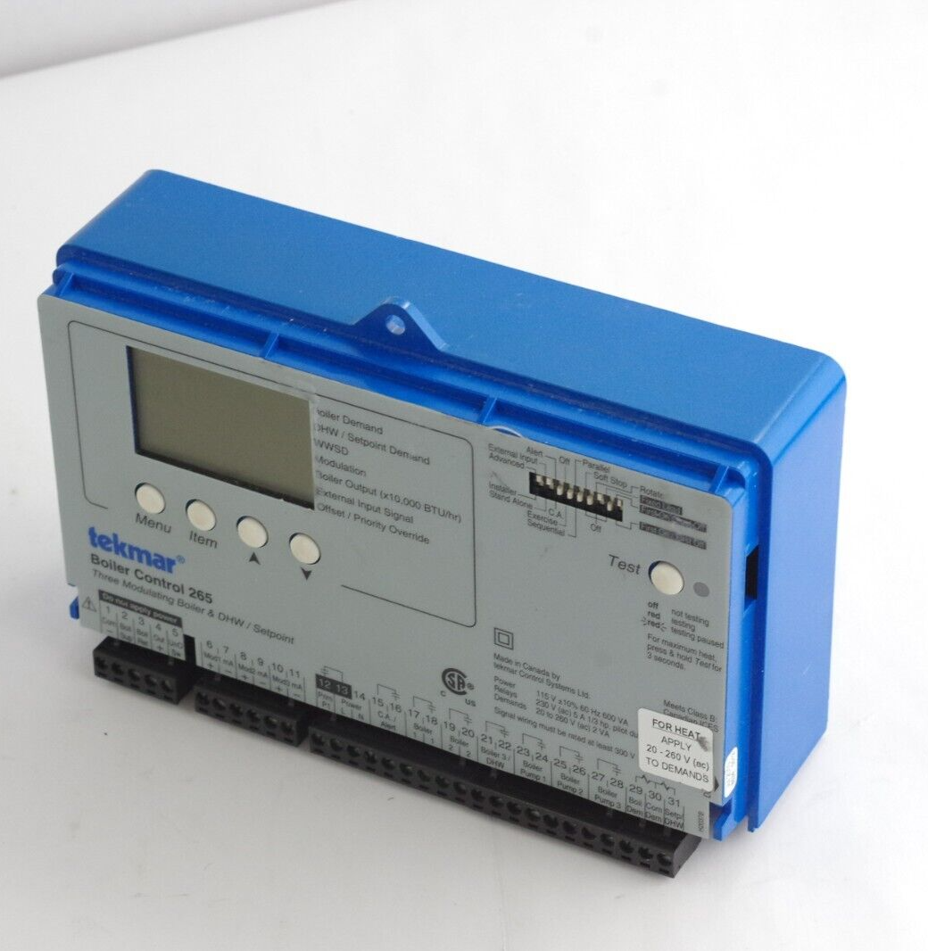 Tekmar Boiler Control 265 Three Modulating Boiler & DHW / Setpoint