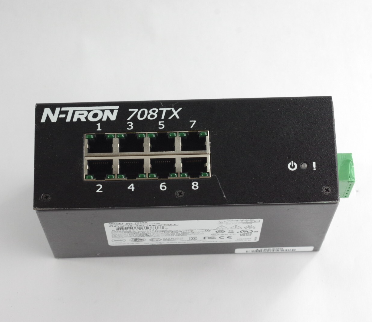 N-Tron 708TX Managed Ethernet Switch 8-Port 10/100Mbps