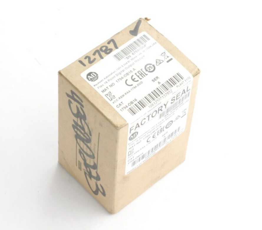 Allen Bradley 1794-OB16 Ser A Flex 16-Point Digital Output Module Sealed Surplus