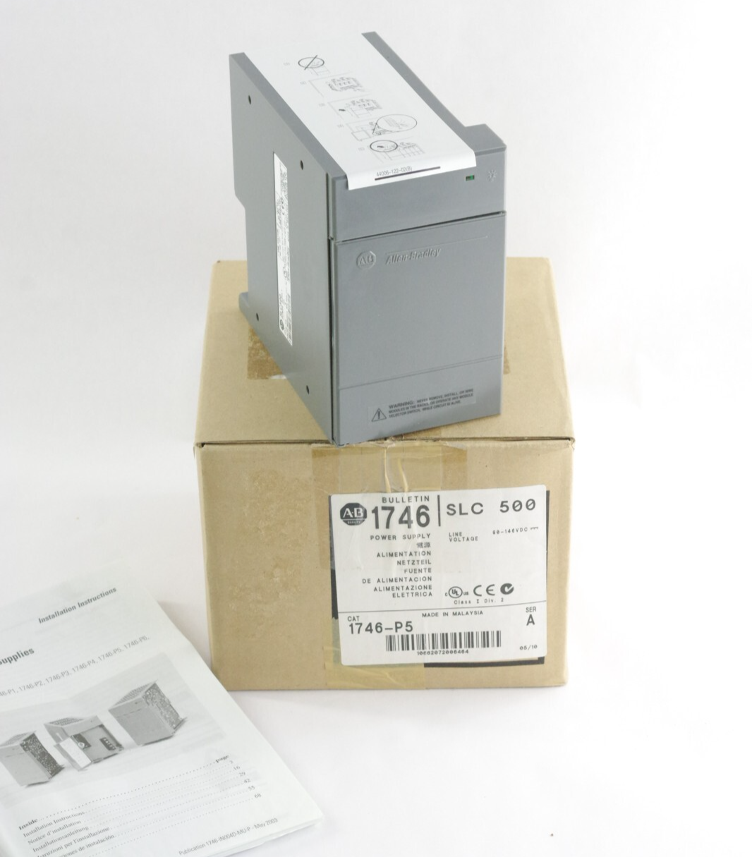 Allen Bradley 1746-P5 /A SLC 500 Power Supply Module - Open Box