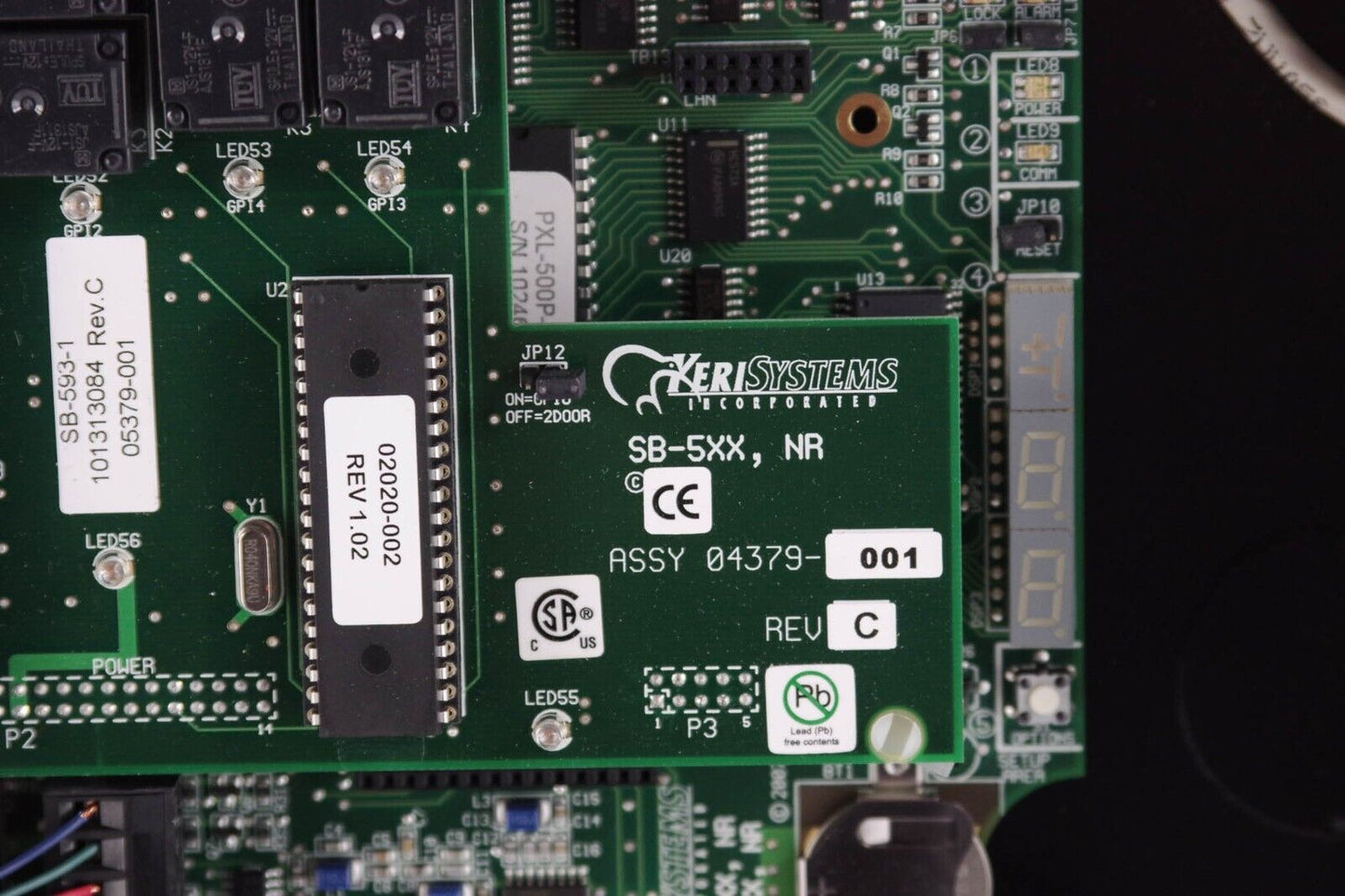 Keri Systems PXL-500/PXL-510 Tiger II Controller 04379-001 101313084 PXL-500P-1