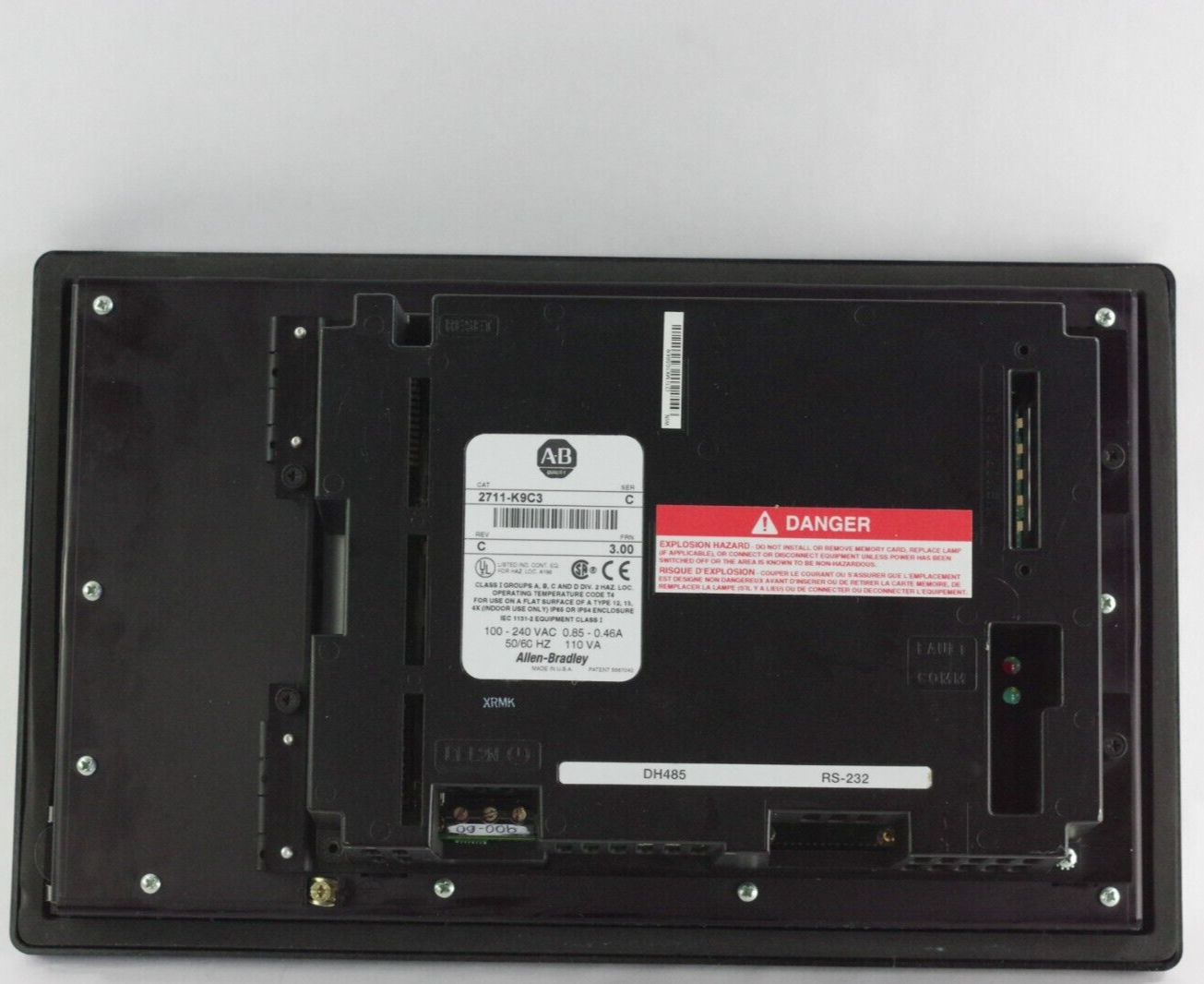 Allen Bradley 2711-K9C3 Ser C Rev D FRN 3.02 Panelview 900 Terminal Lightly Used