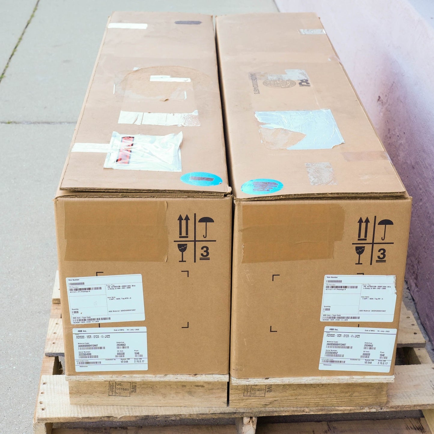 ABB ACH580-VCR-012A-4+J429 E-Clipse Bypass AC Drive 7.5HP 480V ACH580-VCR-012A-4
