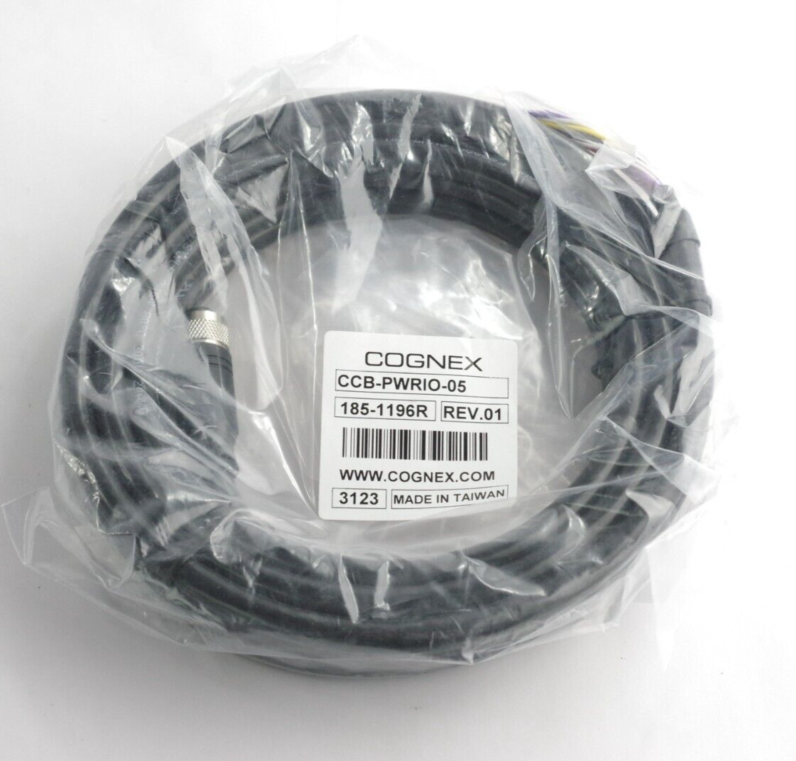 Cognex CCB-PWRIO-05 185-1196R REV.01 3123 In-Sight Power & IO Breakout Cable