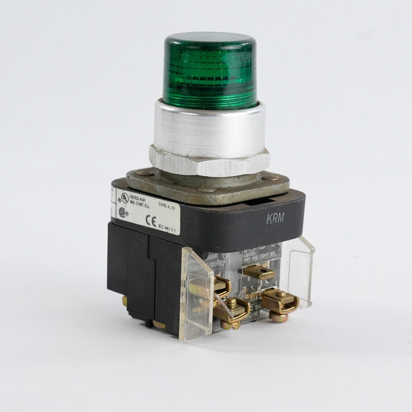 Allen Bradley 800T-PT16 /T Green Pushbutton Pilot Light 120V 800TPT16