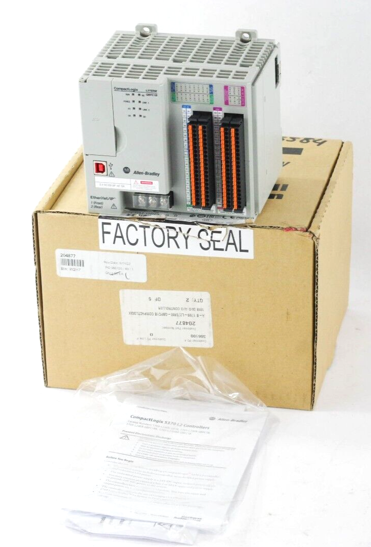 2020 Allen Bradley 1769-L27ERM-QBFC1B CompactLogix I/O Controller Ser A + ECR
