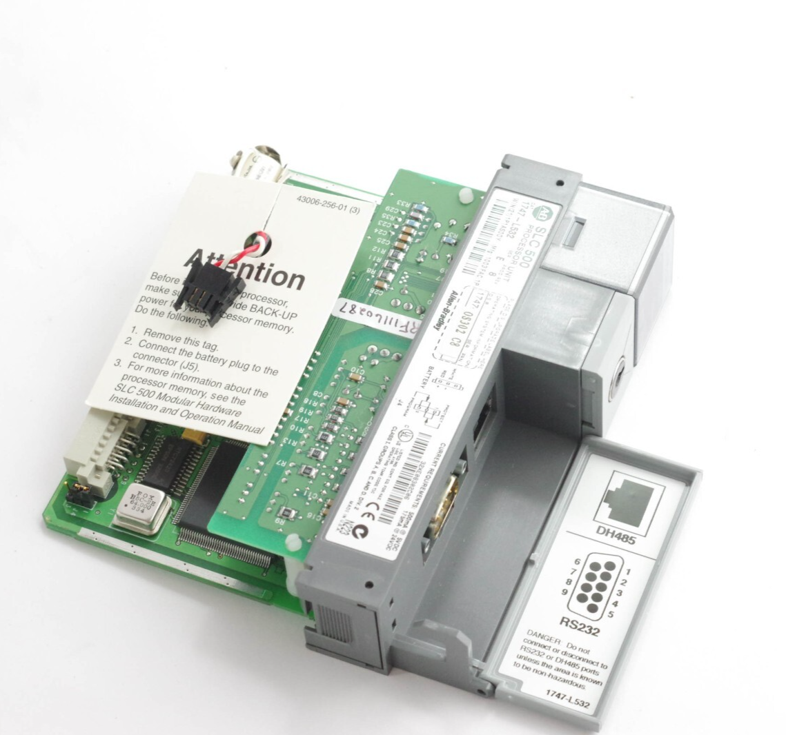 Allen Bradley 1747-L532 /E SLC 500 CPU Processor Unit + OS302 C8- Remanufactured