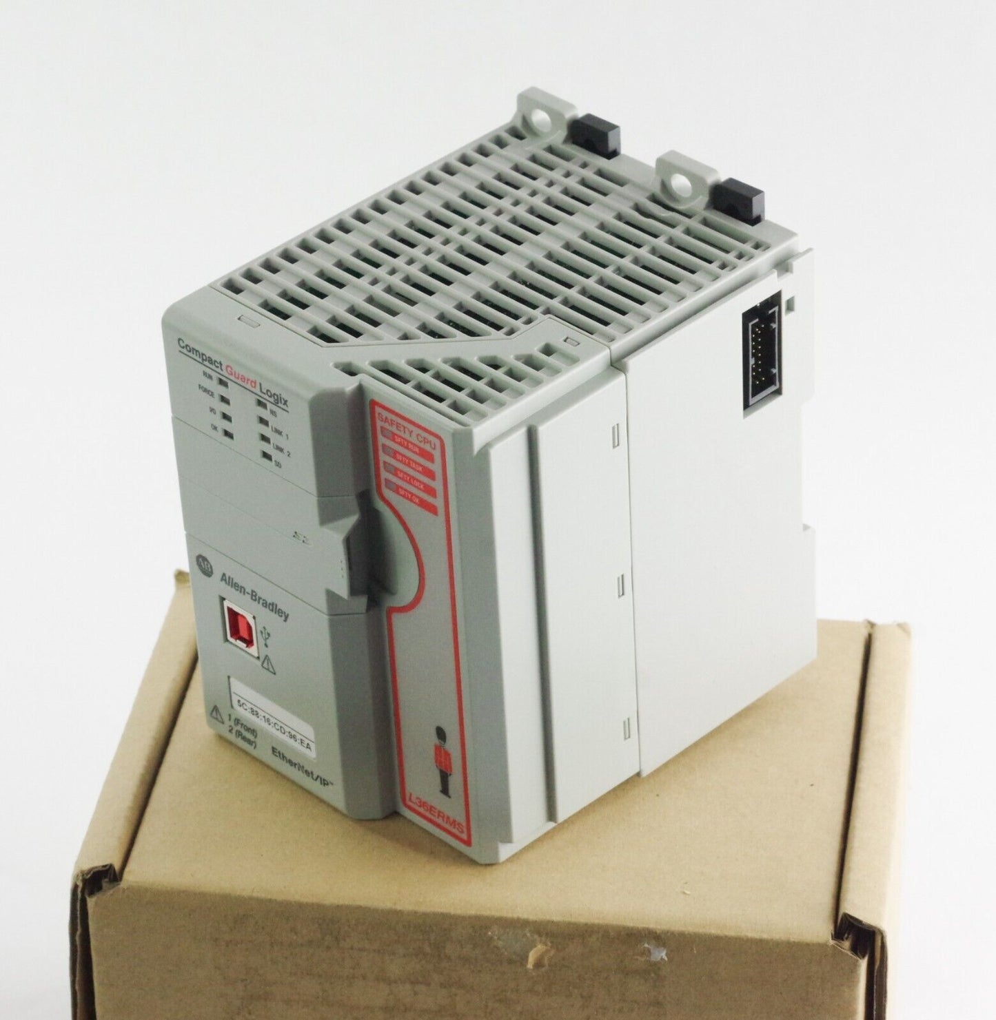 Allen Bradley 1769-L36ERMS Ser B Compact GuardLogix 5370 ENet Controller Module