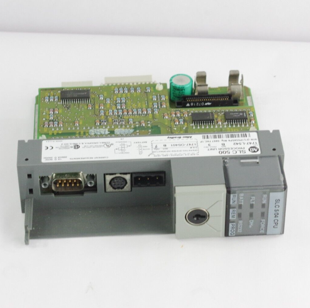 Allen Bradley 1747-L542 Ser B REV 3 Processor Unit w/ 1747-OS401 Ser B FRN 7