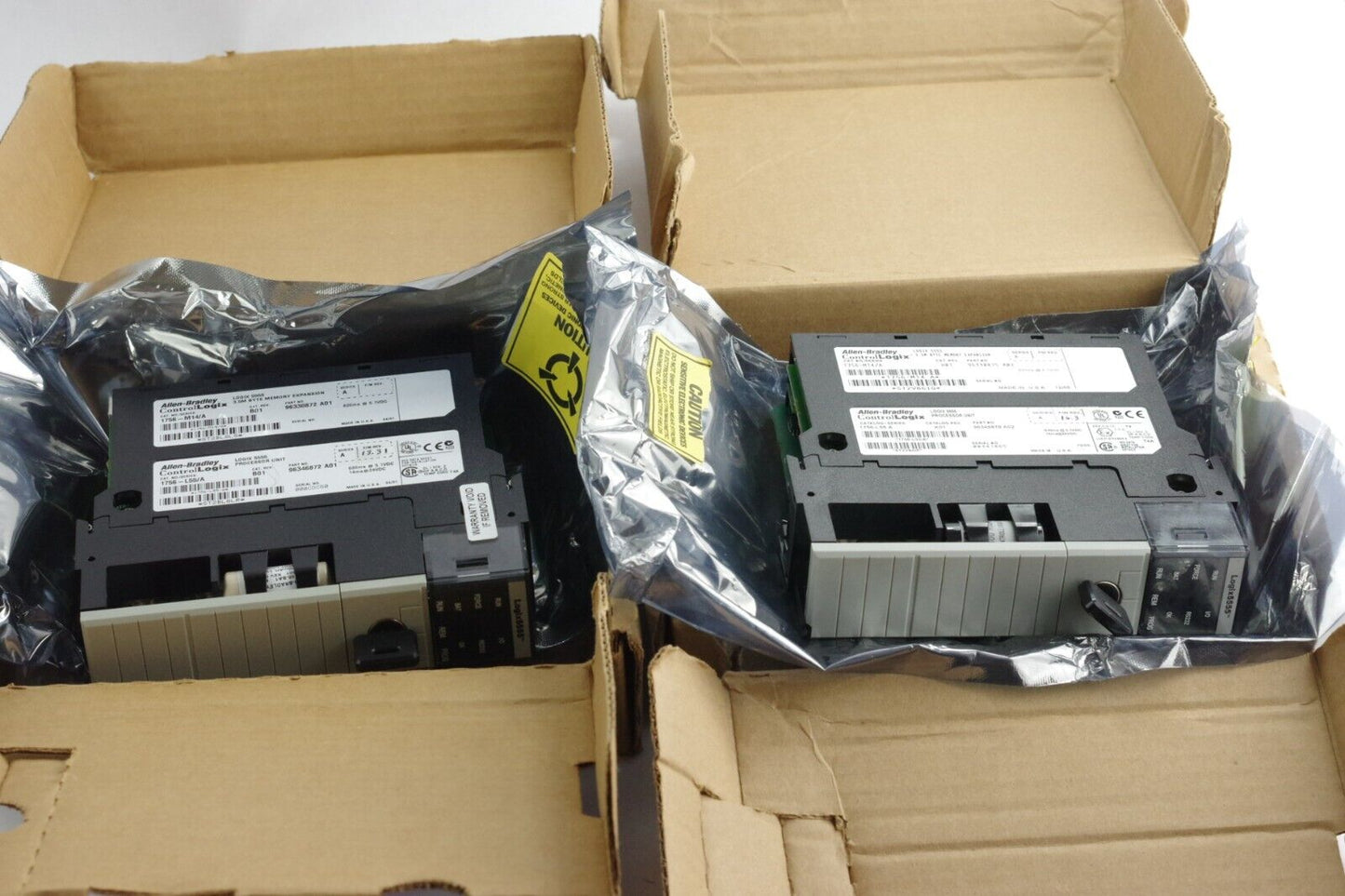 Allen Bradley 1756-L55 /A Logix 5555 Module + 1756-M14 A / 1756-L55M14
