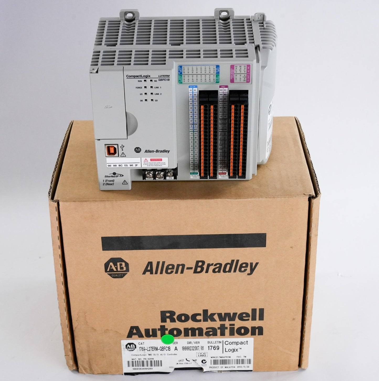Allen Bradley 1769-L27ERM-QBFC1B /A CompactLogix 5370 Processor - Open Box