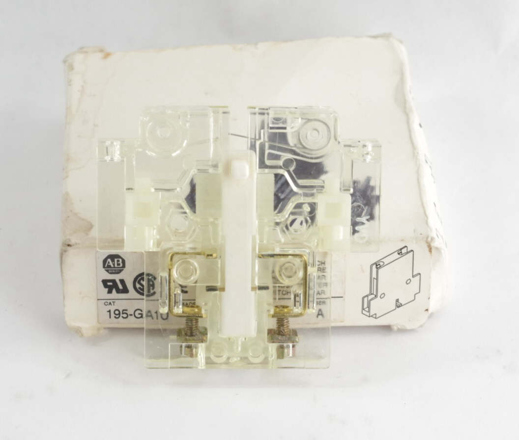 Allen Bradley 195-GA10 /A Contact Block - Open Box