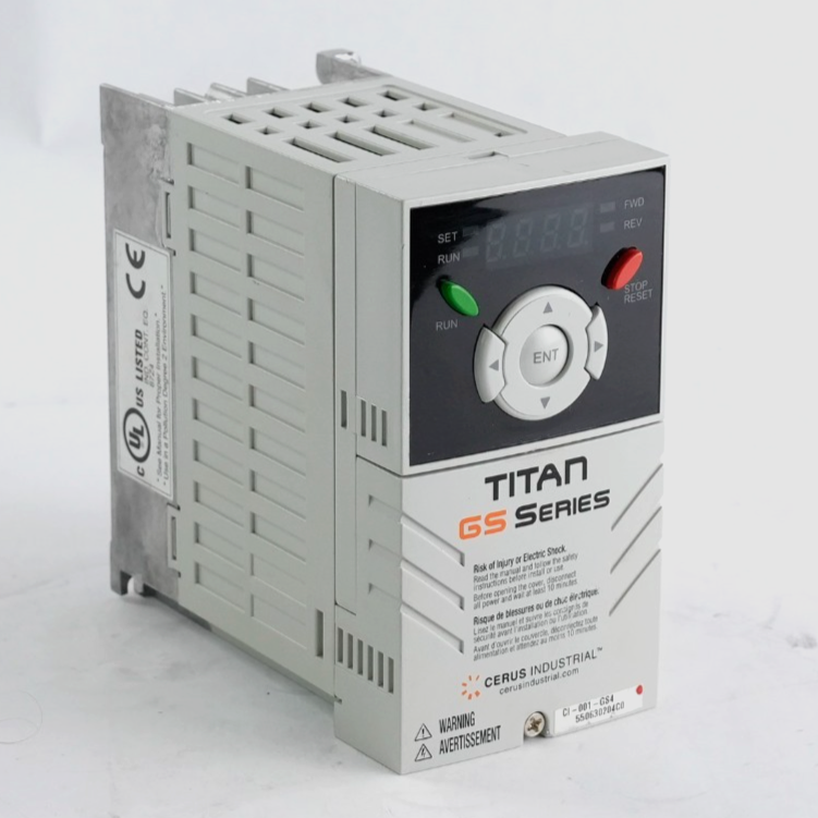 CERUS Industrial Titan GS Series CI-001-GS4 AC Drive 480V 3.6A 3-Phase CI001GS4
