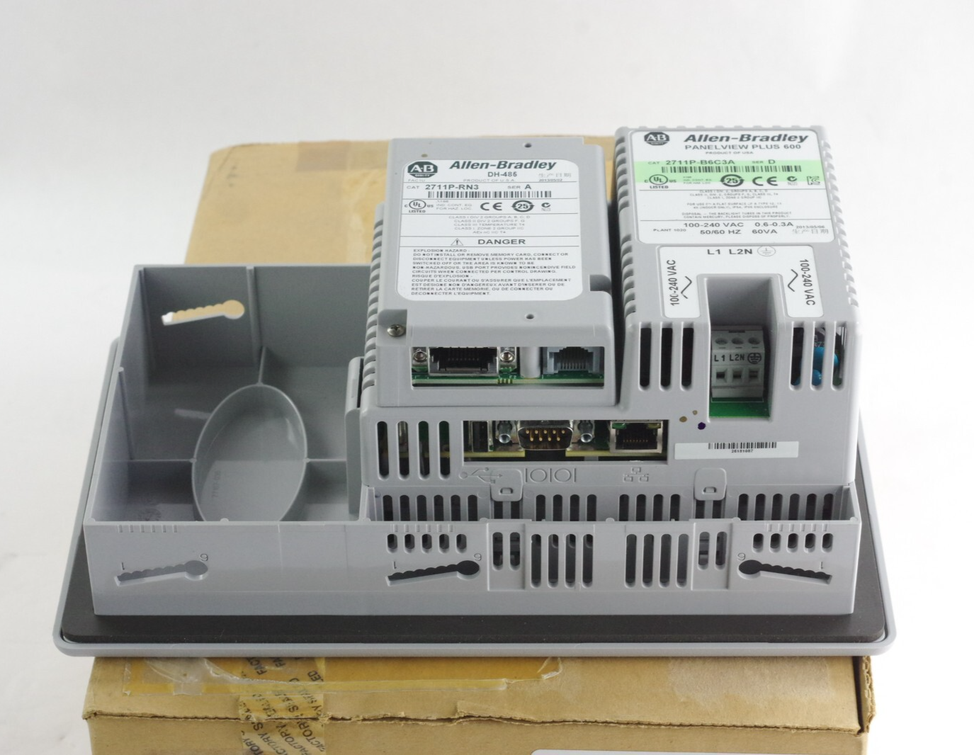 Allen Bradley 2711P-B6C3A /D PanelView Plus 600 + 2711P-RN3 - Open Box