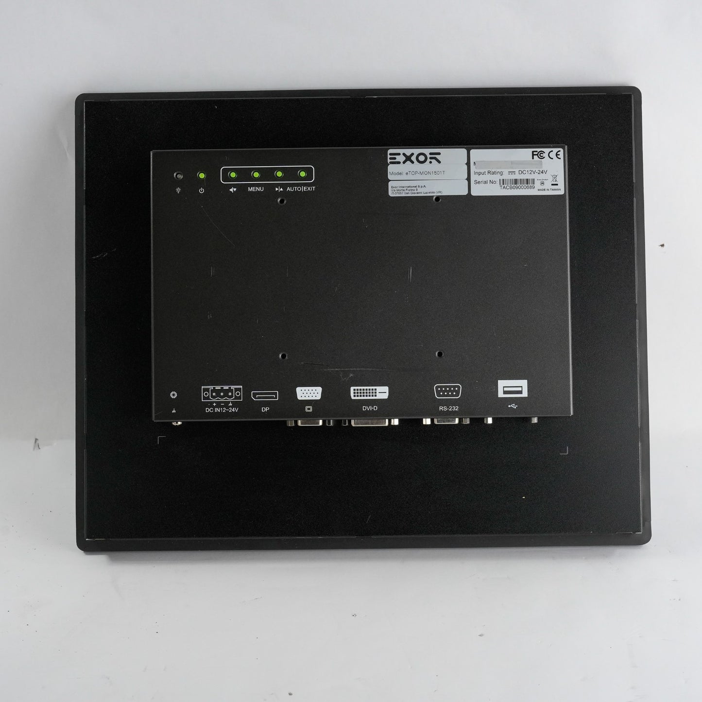 EXOR International eTOP-MON1501T Display Module 12V-24V eTOPMON1501T + Warranty