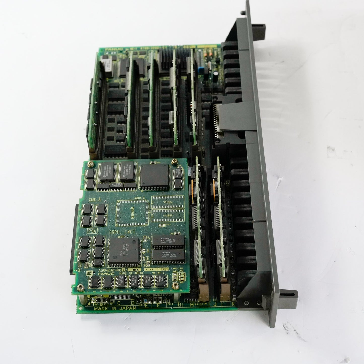 Fanuc A16B-3200-0010/08A 16B Main CPU PCB Board w/ Cards A16B32000010