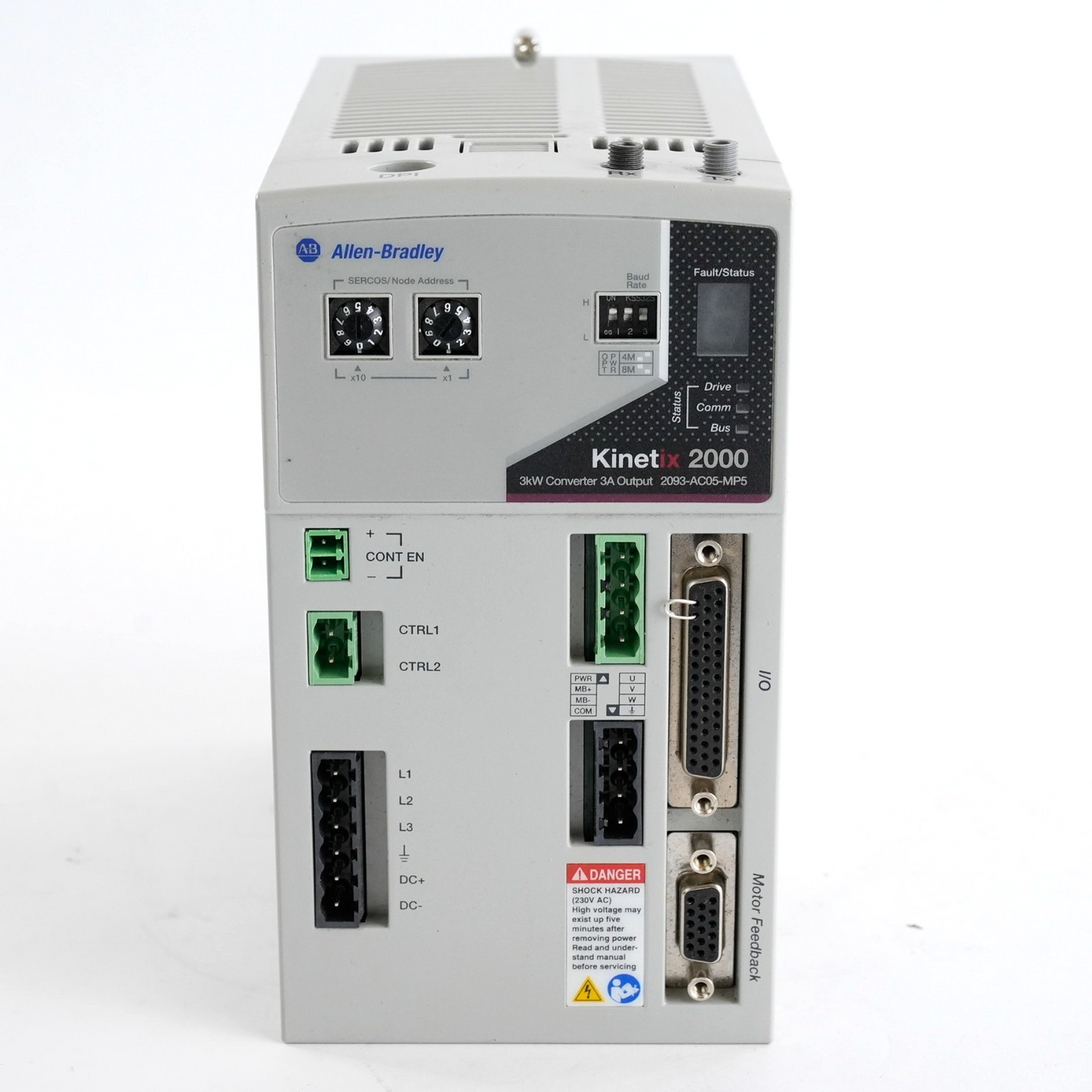 Allen Bradley 2093-AC05-MP5 Kinetix 2000 3-Phase Servo Drive - NJT Refurbished