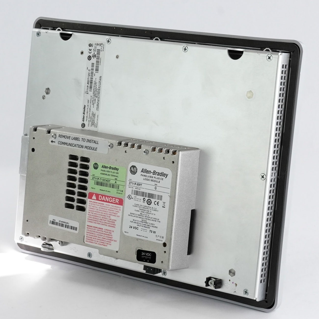 Allen Bradley 2711P-T12C4D7 Ser A PanelView Plus 1250 2711p-RP7 /G + RDT15C /C