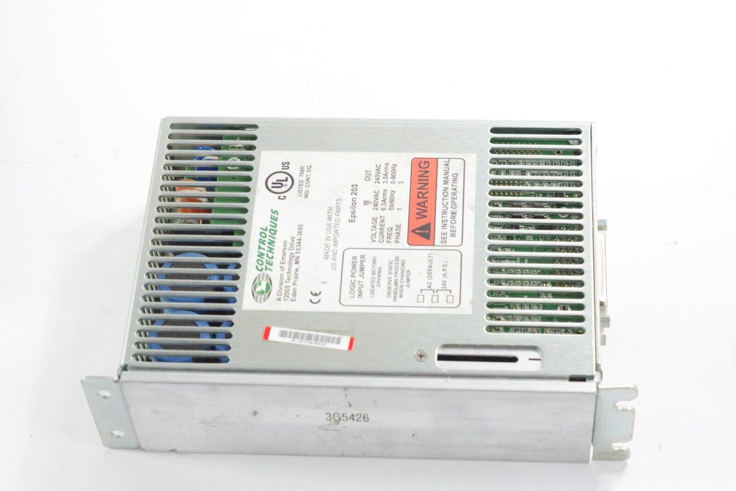 Emerson Control Techniques Epsilon EI-DN-203 / EI-DN-203-00-000 960577-01 Rev A4