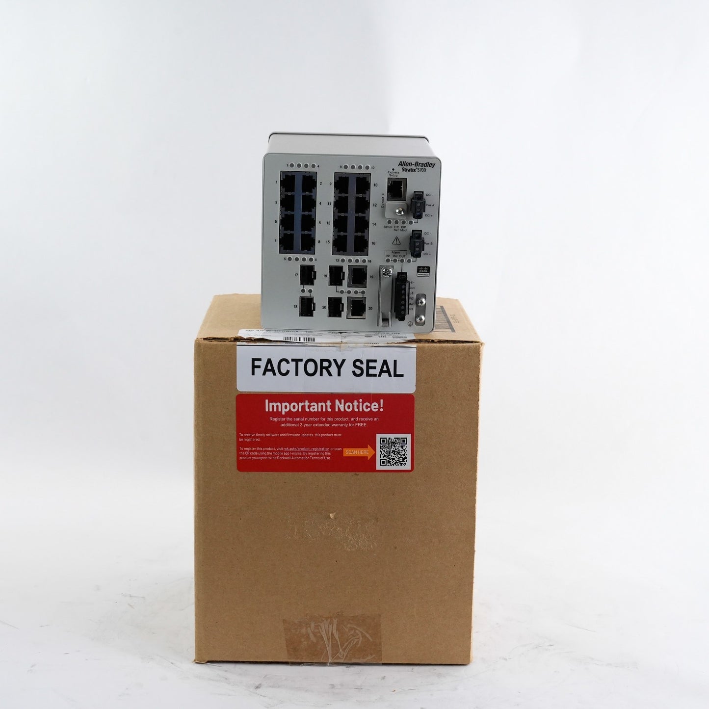 Allen Bradley 1783-BMS20CL /A Stratix 5700 Managed Switch - Open Box
