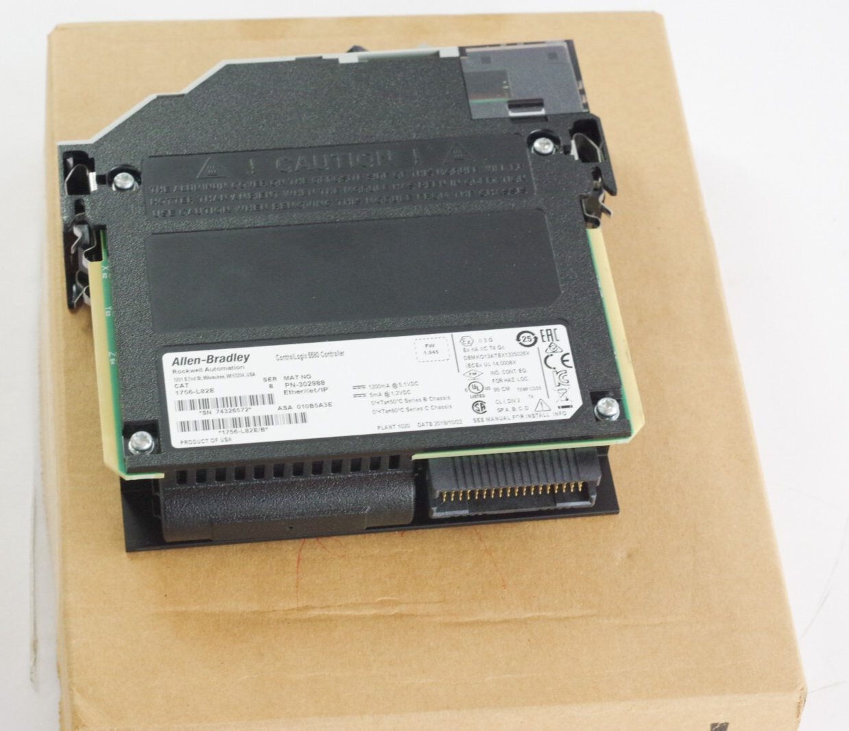 Allen Bradley 1756-L82E /B ControlLogix 5MB 5580 Controller - Open Box