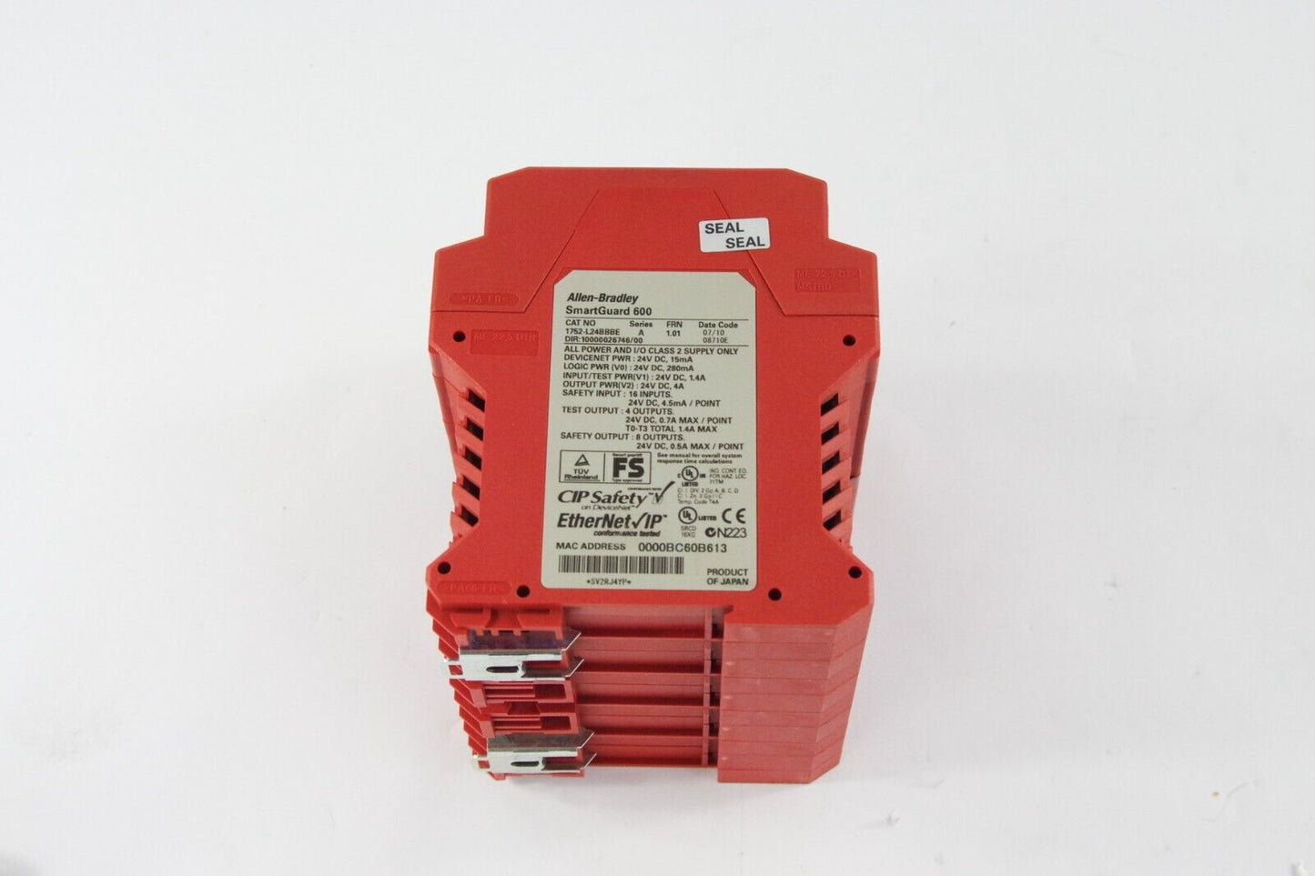 Allen-Bradley 1752-L24BBBE SmartGuard 600 Safety Controller Ser. A - Lightly Use