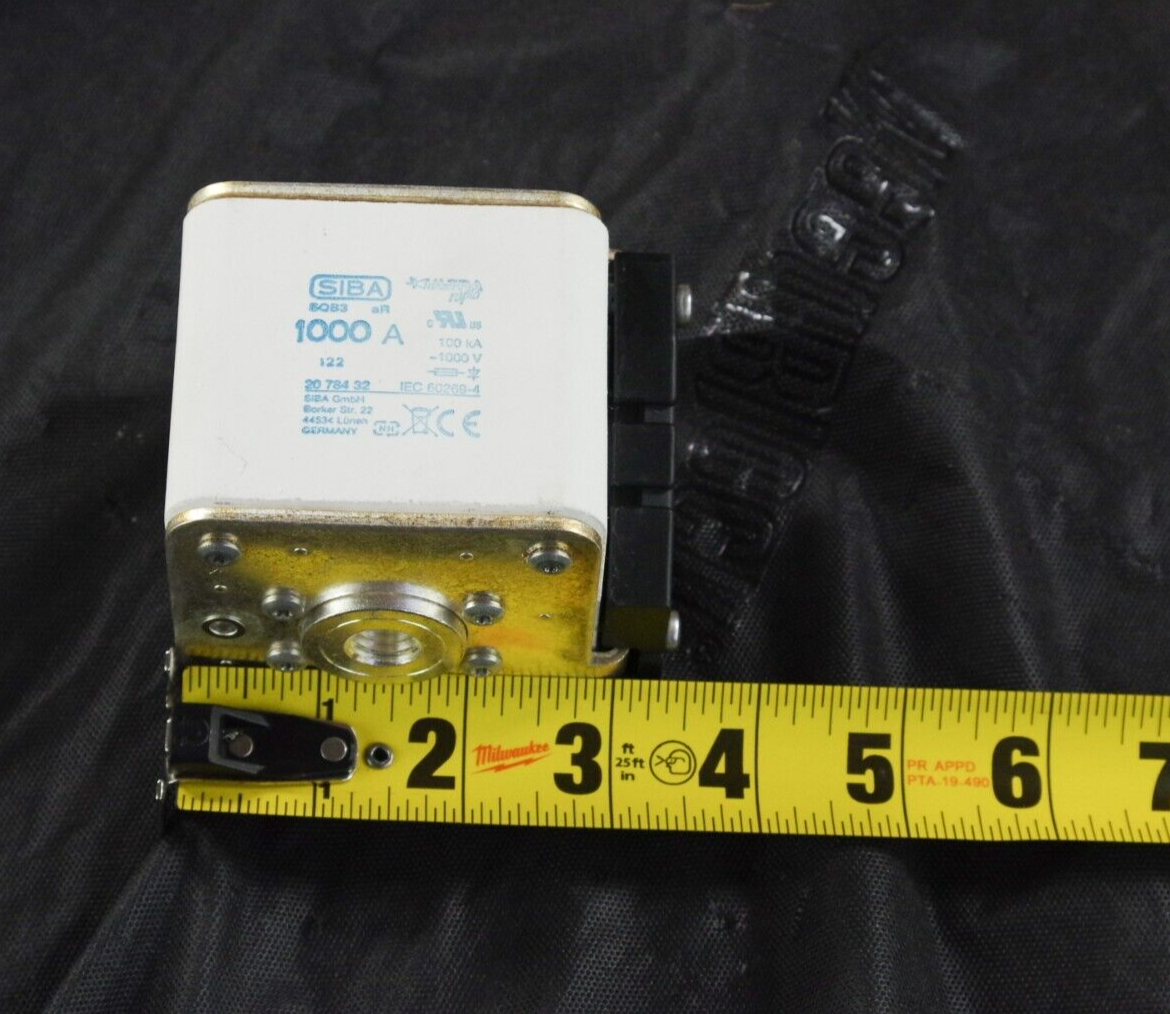1x SIBA SQB3 ULTRA RAPID FUSE 2078432.1000 aR 1000V 1000A Fuse-Link