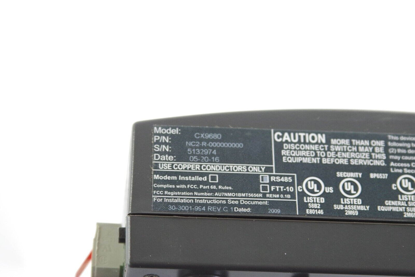 2015 Schneider Electric Andover NetController 2 CX9680 NC2-R-000000000 +1 Yr Wty