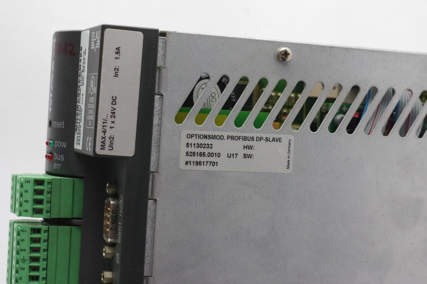 Schneider Electric MAX-4/11/03/128/99/1/1/00 ELAU PacDrive Max4 99-Ax Controller