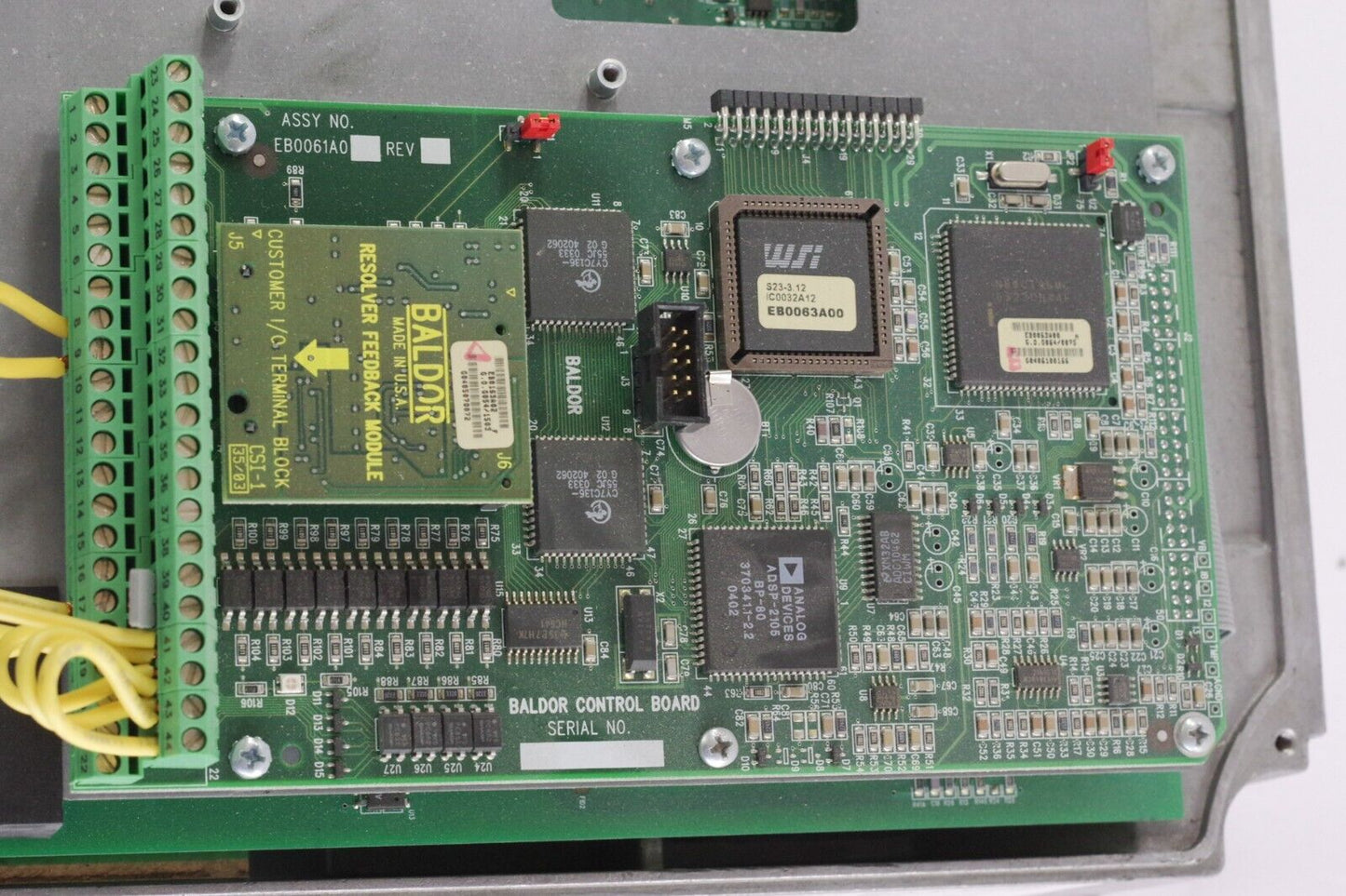Baldor SD23H2A22-E AC Servo Drive 230VAC 3PH 50/60HZ - For Parts