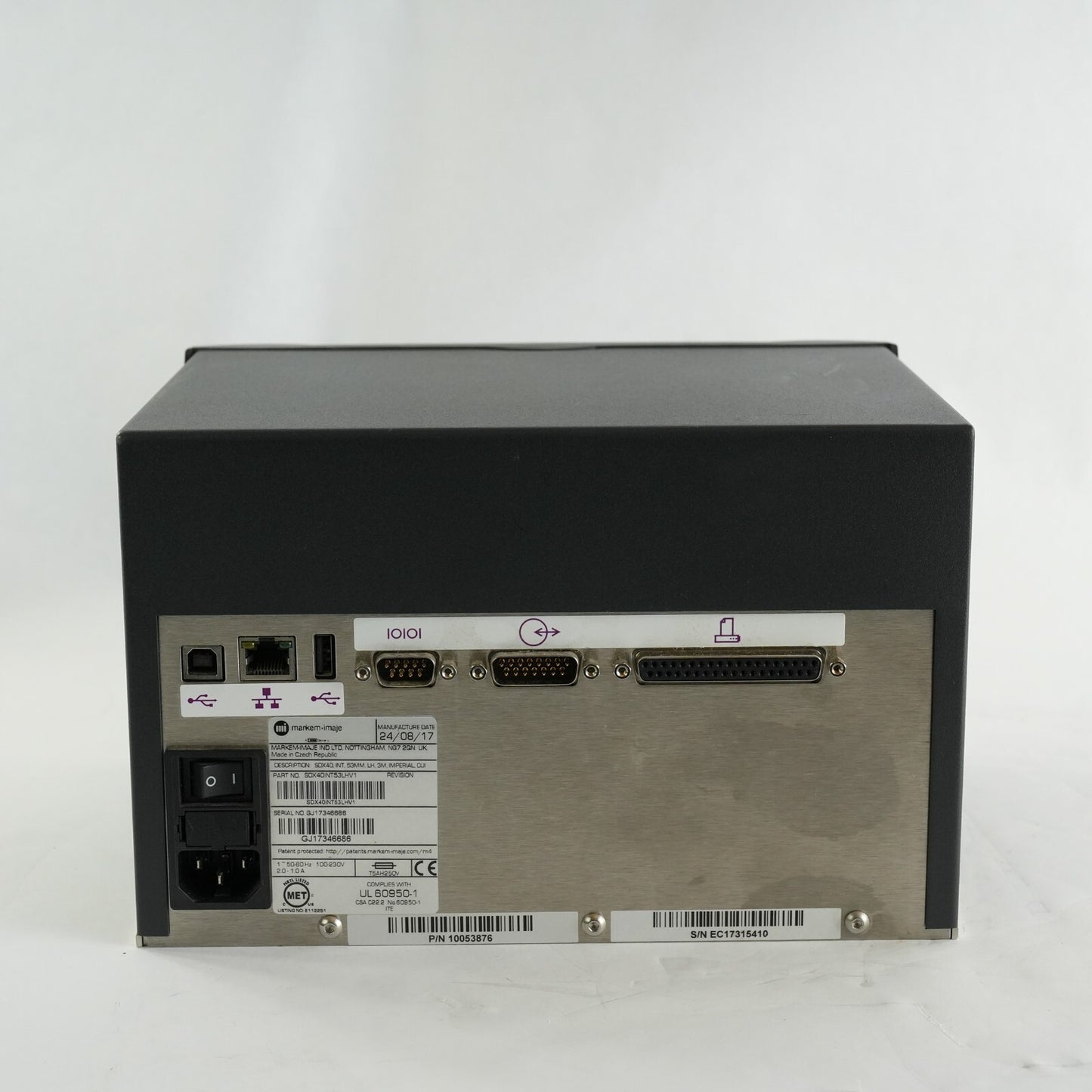 MARKEM IMAJE SDX40INT53LHV1 / PN: 10053876 SmartDate X40 SDX40 Controller