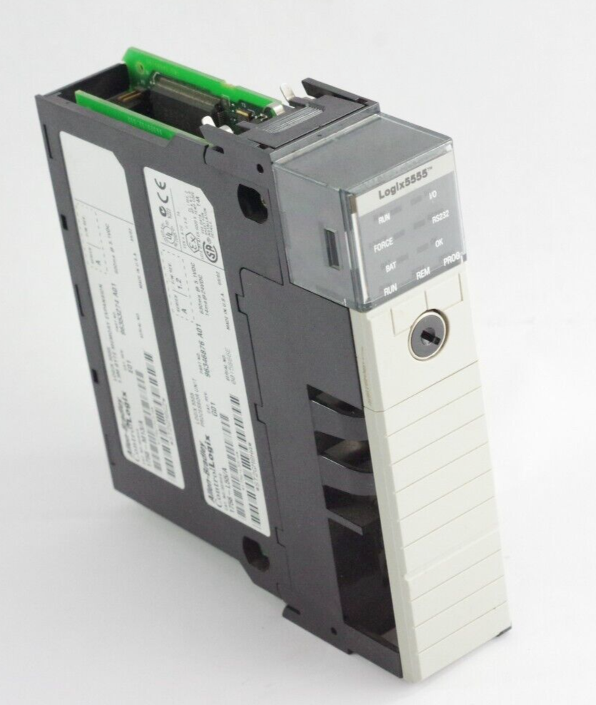 Allen Bradley 1756-L55 /A Logix 5555 Module + 1756-M13/A 1.5M / 1756-l55m13