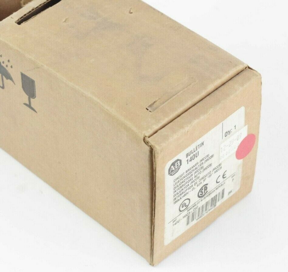 Allen Bradley 140U-H0C3-C60-A 140U Circuit Breaker 100kA 480V 60A 140U-H0C3-C60