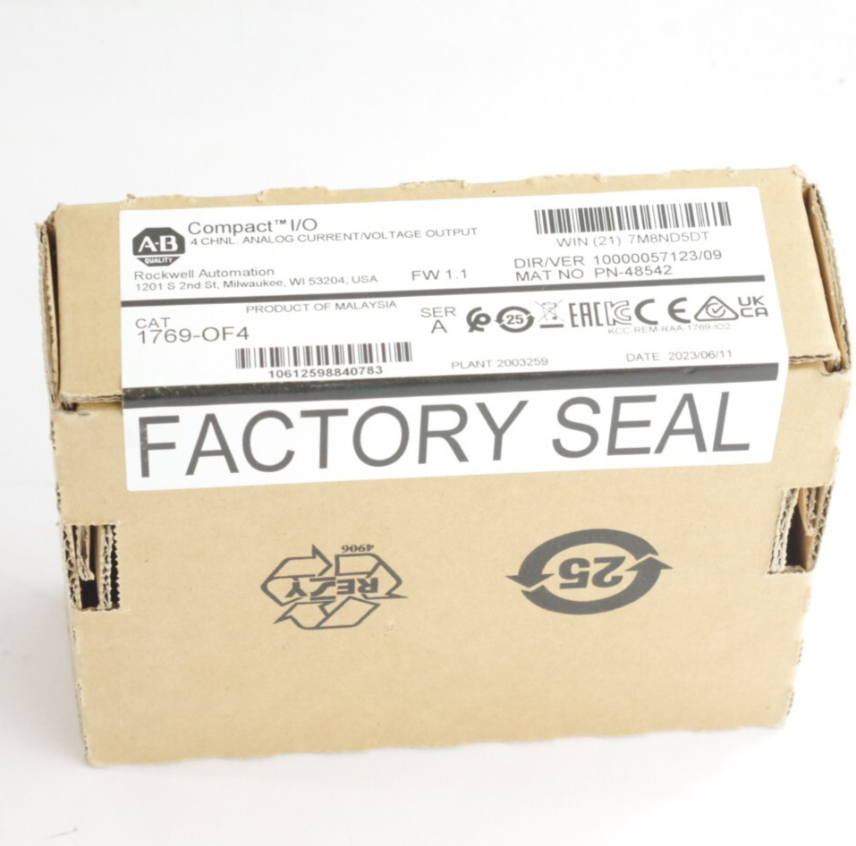 Allen Bradley 1769-OF4 /A 4-Channel Isolated Current Output Card- Sealed Surplus