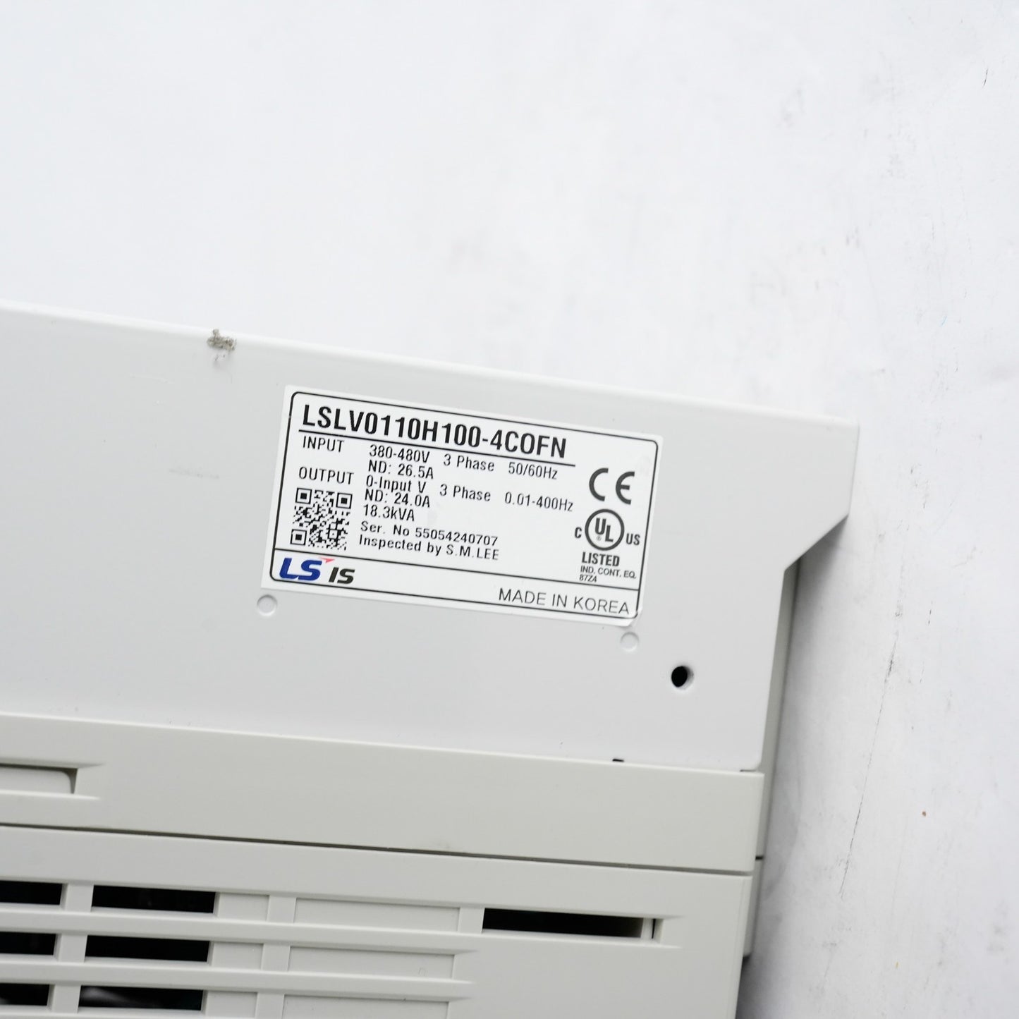 LS LSLV0110H100-4COFN 380-480V 3-Phase 50/60Hz LSLV0110H1004COFN