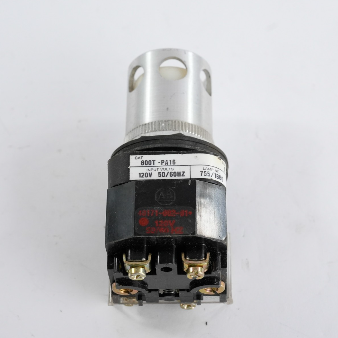 Allen Bradley 800T-PA16 /T Push Button White 120VAC 50/60Hz 800TPA16