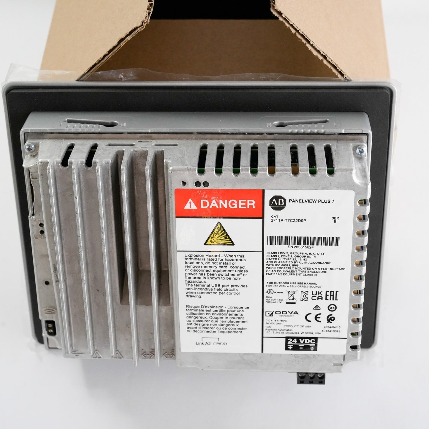 Allen Bradley 2711P-T7C22D9P /B Panelview Plus 7 Terminal - Without Original Box
