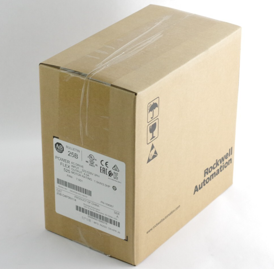 Allen Bradley 25B-D4P0N114 /A PowerFlex 525 1.5kW 2Hp AC Drive - Sealed Surplus