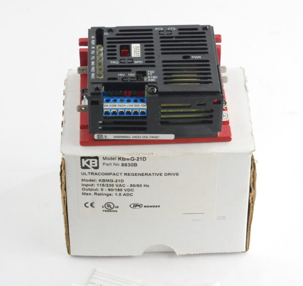 KB Electronics KBMG-21D (8830B) DC Chassis REGEN Drive 115/230VAC Input - Open