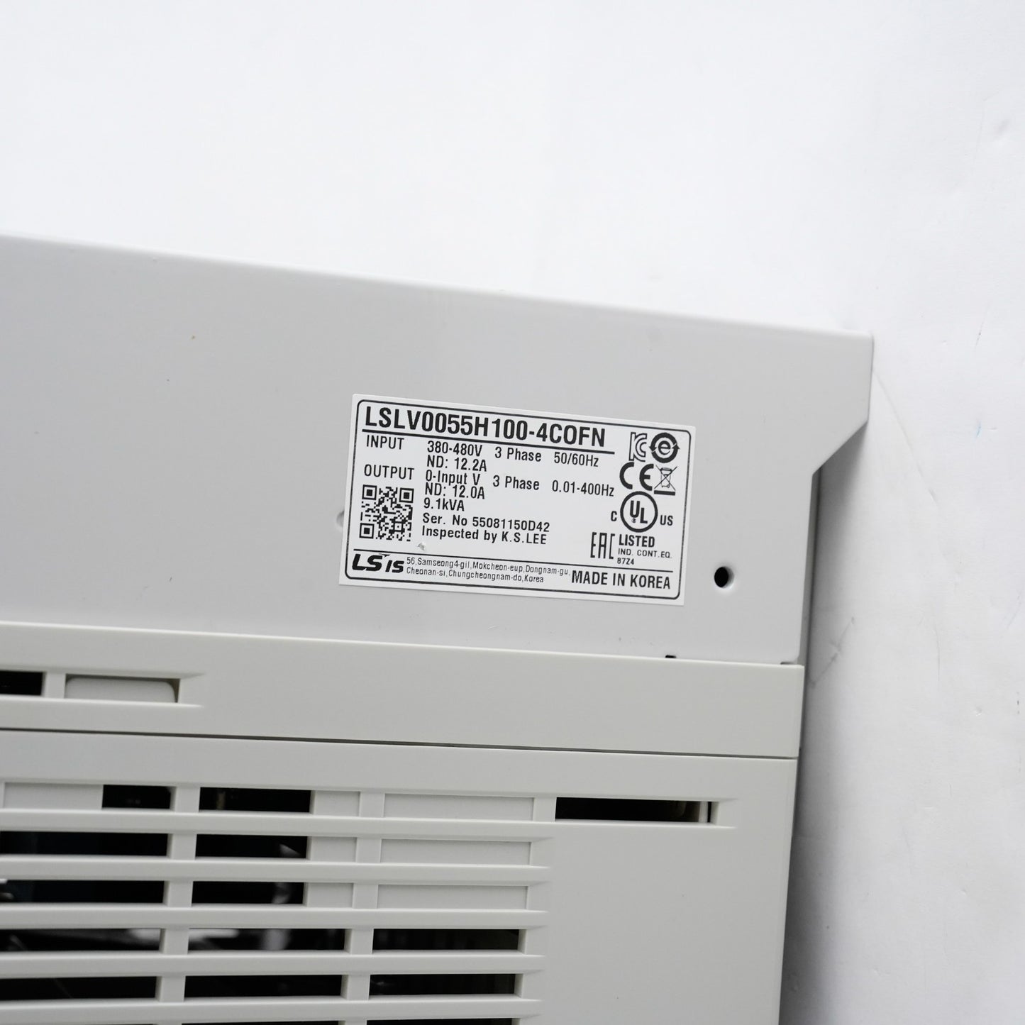 LS Electric LSLV0055H100-4COFN / LSLV0055H1004COFN 3-Phase 380-480V 50/60Hz