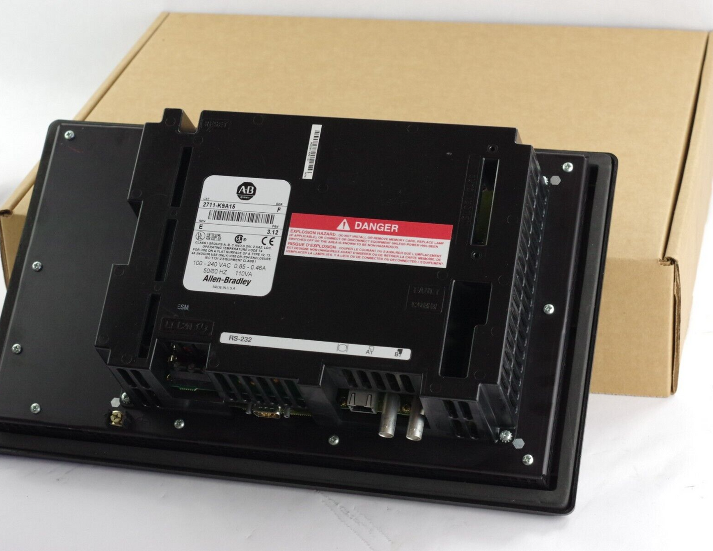 Allen Bradley 2711-K9A15 Ser F Rev E FRN 3.12 Panelview 900 Terminal Refurbished