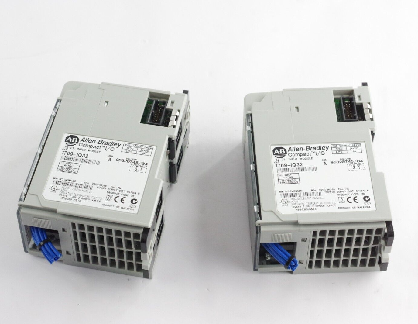 Allen-Bradley 1769-IQ32 SER A F/W REV 3.1 Compact I/O 32 PT. Input Module