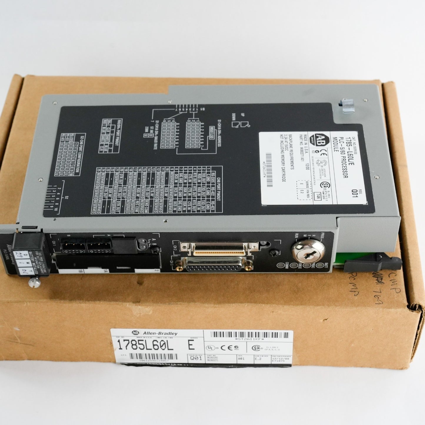 Allen Bradley 1785-L60L /E PLC-5/60 Processor Module Ser E 1785L60LE - Open Box