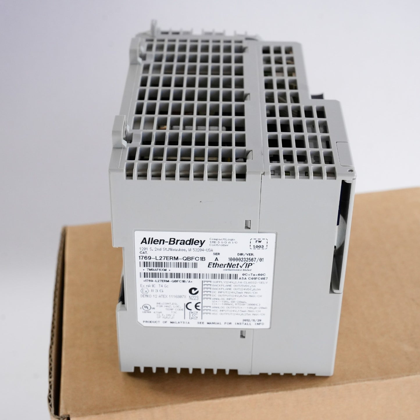 Allen Bradley 1769-L27ERM-QBFC1B /A CompactLogix 5370 Processor - Open Box